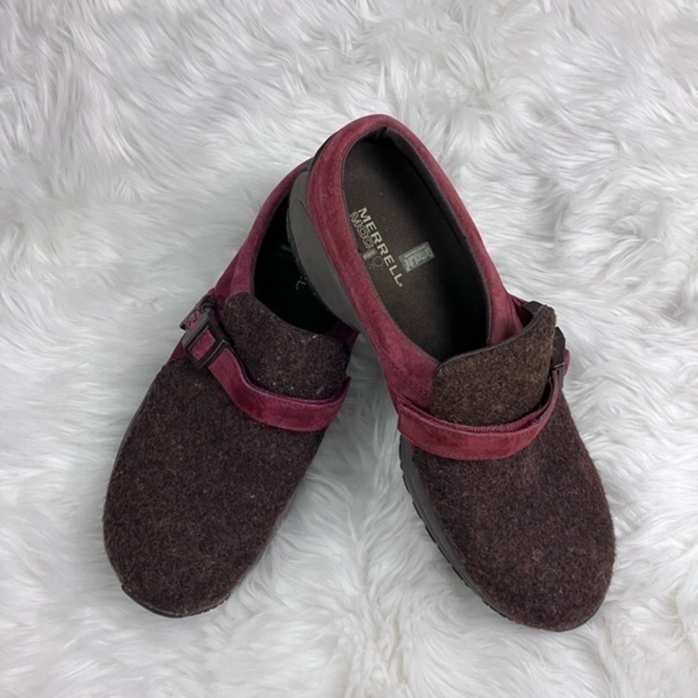 Merrill Encore Groove Wool Slip on Shoe